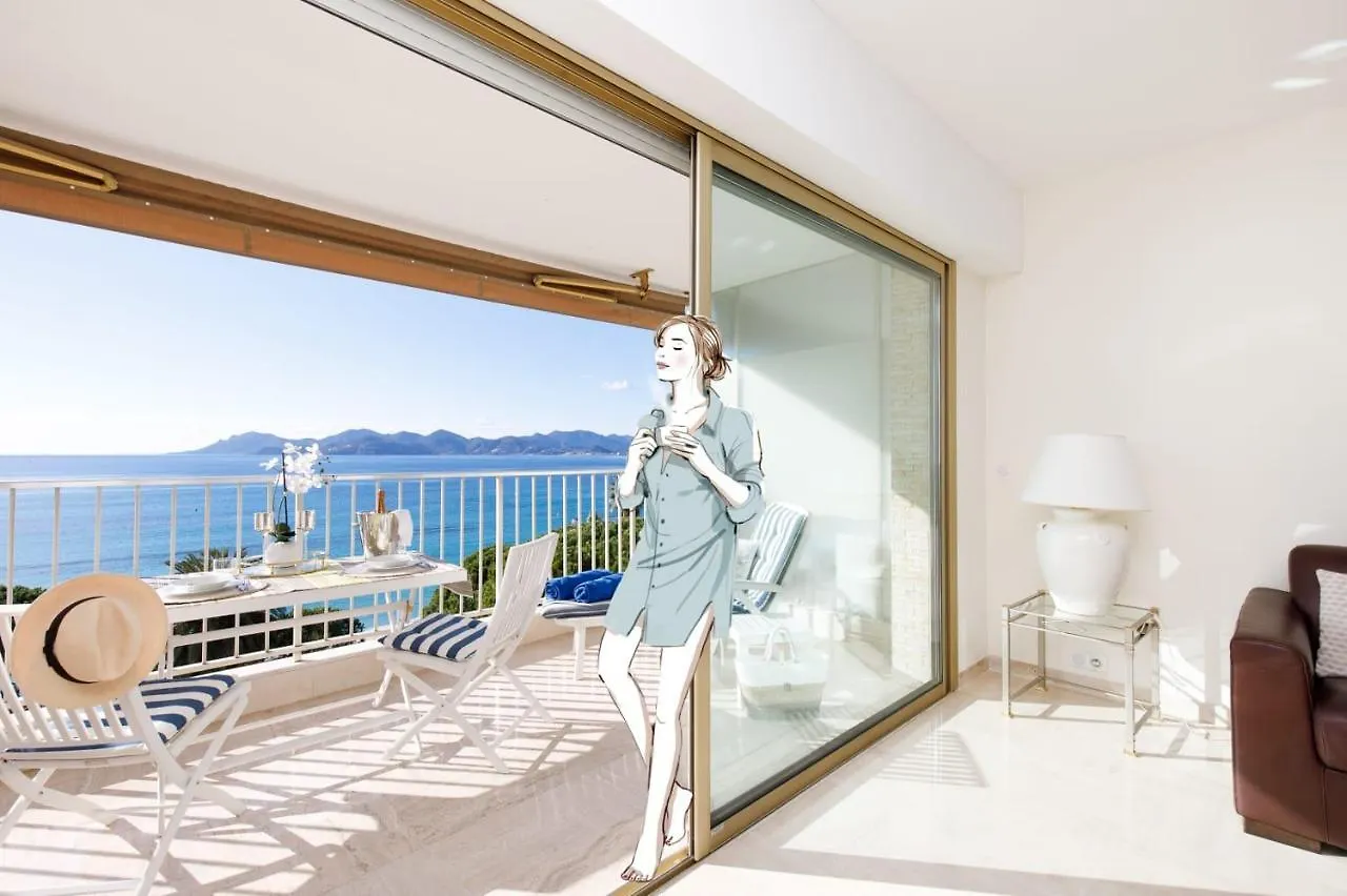 On La Croisette Fabulous Sea View 1 Bed Apartamento Cannes 0*,