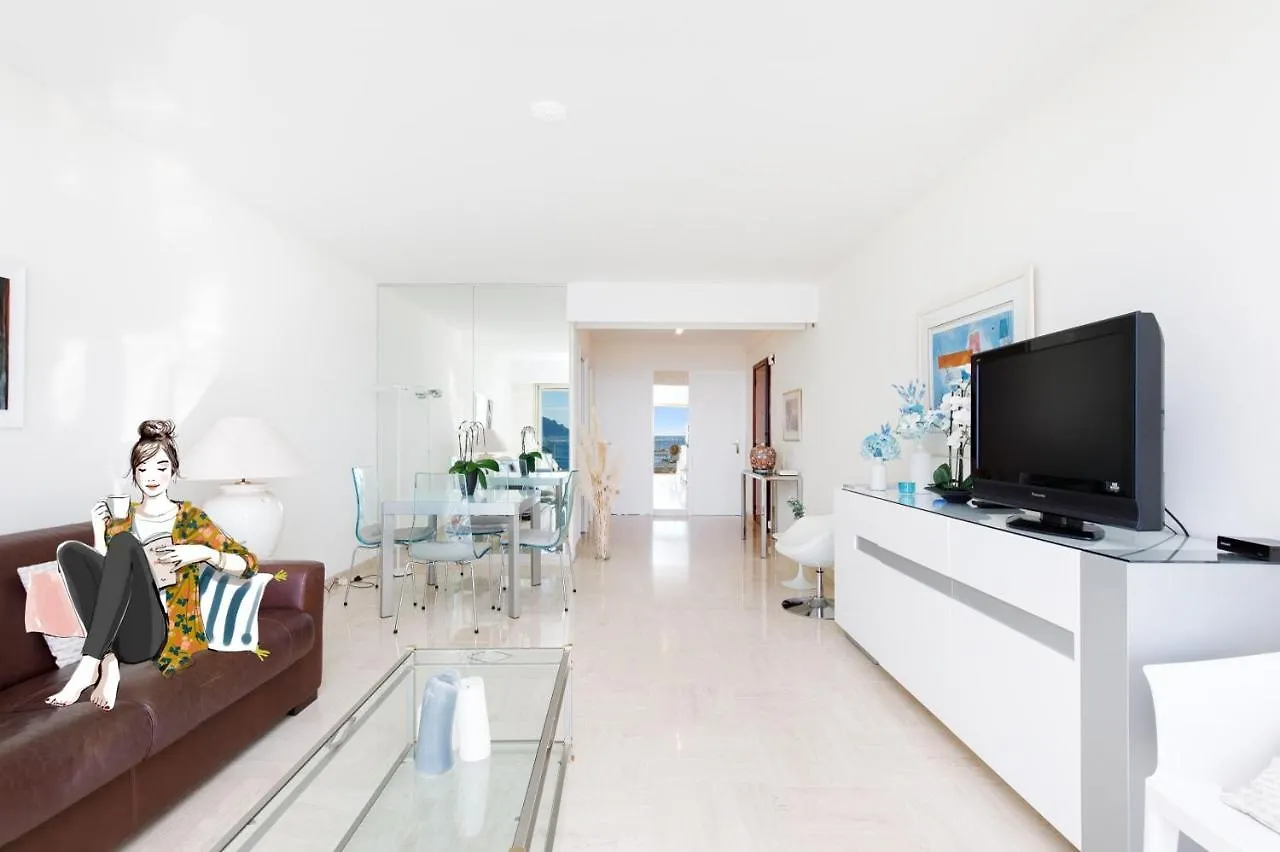 On La Croisette Fabulous Sea View 1 Bed Apartamento Cannes França